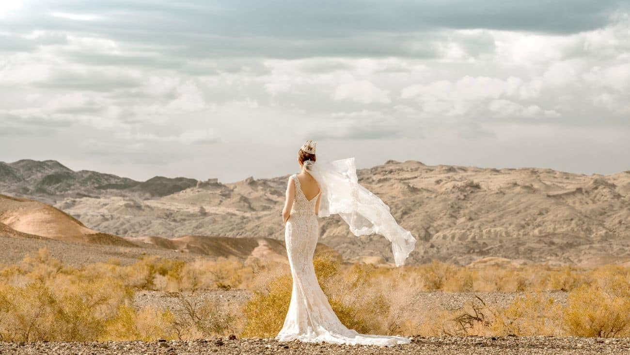 Robe de mariée bohème ou champêtre